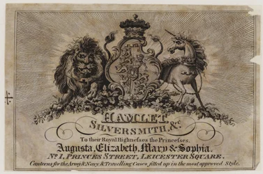 Goud- en Zilversmeden, Hamlet, handelskaart
