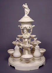 Grand Plat de Menage of, tafelstuk, Leeds Pottery, ca. 1780