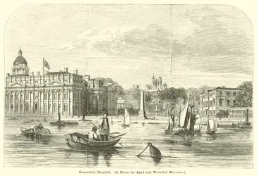 Greenwich Hospital, een thuis voor oude en gewonde zeelieden