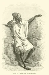 Griot, of heilige man van Senegambia