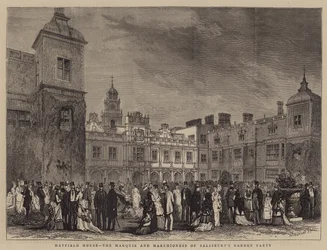 Hatfield House, het tuinfeest van de Markies en Markiezin van Salisbury