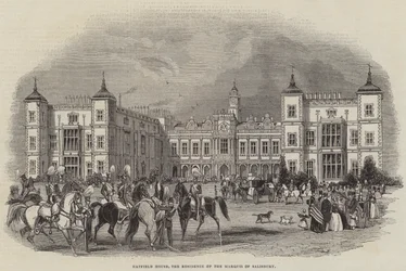 Hatfield House, de Residentie van de Markies van Salisbury