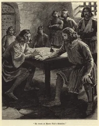 Hij schreef op dictaat van Marco Polo