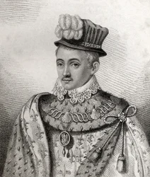 Henry Stewart, gegraveerd door Rivers, illustratie uit 