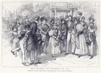 Hare Majesteit in Brighton in 1832