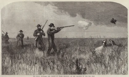 Zijne Koninklijke Hoogheid De Prins van Wales die Schiet op de Prairies van het Verre Westen