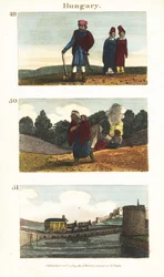 Historische uitzichten van Hongarije