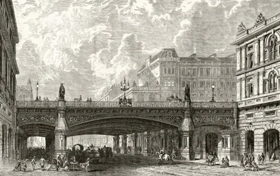 Holborn Viaduct, uit 