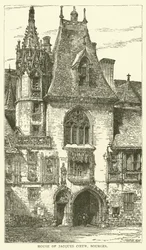 Huis van Jacques Coeur, Bourges (gravure)