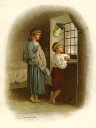 Illustratie voor De Komst van de Kerstman
