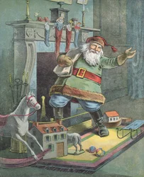 Illustratie voor De Nacht Voor Kerstmis