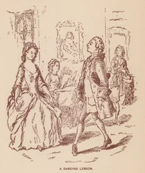 Illustratie voor The Virginians door Thackeray