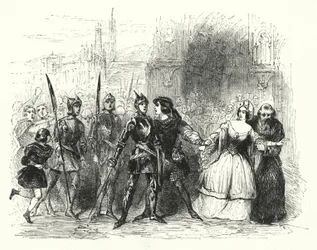 Illustratie voor de opera La Juive door Fromental Halevy (gravure)