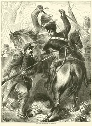 In de slag bij Dreux, november 1870
