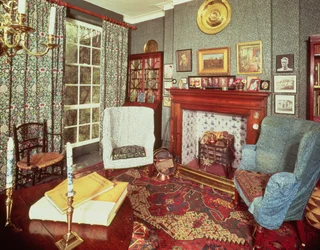 Interieur van No.8 Hammersmith Terrace, gebouwd ca. 1735