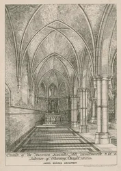 Interieur van de ochtendkapel