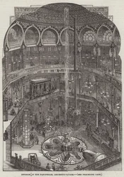 Interieur van de Panopticon, Leicester-Square