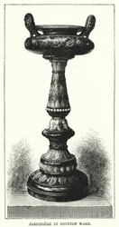 Jardiniere in Doulton-aardewerk