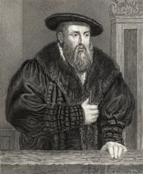 Johannes Kepler (1571-1630) uit Gallery of Portraits, gepubliceerd in 1833