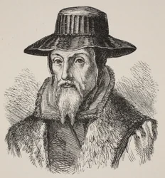 John Foxe, illustratie uit De Kerk van Engeland: Een Geschiedenis voor het Volk door H.D.M. Spence-Jones