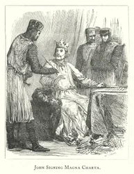 Jan ondertekent de Magna Charta