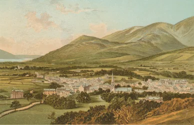 Keswick vanaf Castle Hill