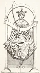Koning Edgar (uit Cotton MS)