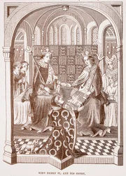 Koning Hendrik VI en zijn hof