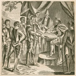 Koning Jan ondertekent de Magna Carta