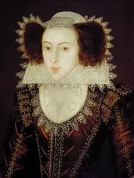 Lady Francis Fairfax, ca.1610 (olieverf op eiken paneel)