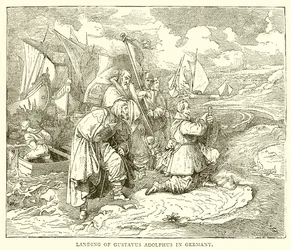 Landing van Gustaaf Adolf in Duitsland