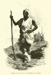 Leider van de troepen van pelgrims in Koundian