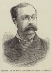 Luitenant de Long, Commandant van de Jeannette