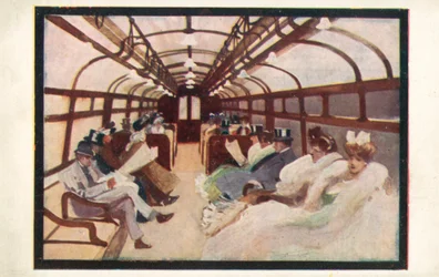 Passagiers van de Londense metro op de Bakerloo en Piccadilly lijnen