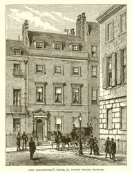 Het huis van Lord Beaconsfield, 19, Curzon Street, Mayfair