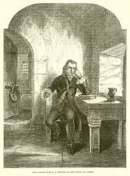 Lord George Gordon, gevangene in de Tower of London