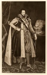 Ludovic Stuart, Tweede Hertog van Lennox, uit James I en VI, gedrukt door Manzi Joyant & Co. Parijs, 1904