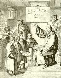 Luther leert kinderen