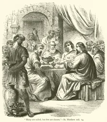 "Velen zijn geroepen, maar weinigen uitverkoren", Mattheüs, xxii