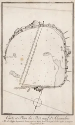 Kaart en plan van de haven van Alexandrië, Egypte