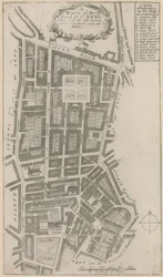 Kaart van de parochie van Sint Ann