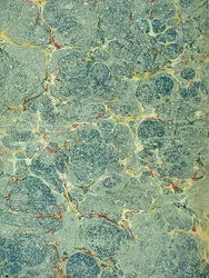 Marmeren schutblad, jaren 1950