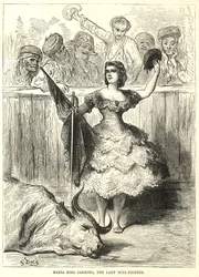 Maria Rosa Carmona, de vrouwelijke stierenvechter