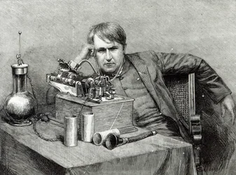 De nieuwe fonograaf van Mr. Edison