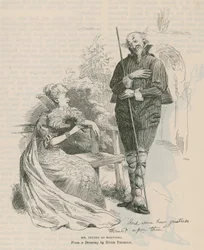De heer Henry Irving, acteur, als Malvolio