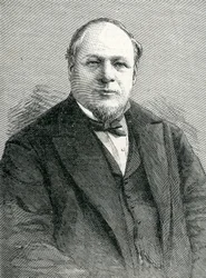 Mr. John Young, burgemeester van Sydney, illustratie uit The Graphic 8 mei, 1886