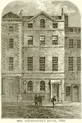 Huis van mevrouw Fitzherbert, 1820