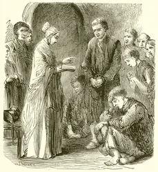 Mevrouw Fry bezoekt Gevangenen