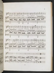 Muziekpartituur voor 
