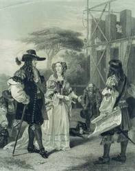 Nell Gwynn overtuigt Charles II om een ziekenhuis te bouwen